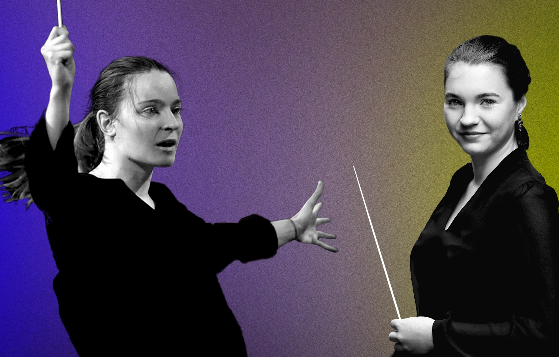 Charlotte Politi and Tess Jackson with Chromatica Orchestra